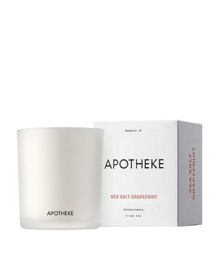 Apotheke Sea Salt Grapefruit Candle with box