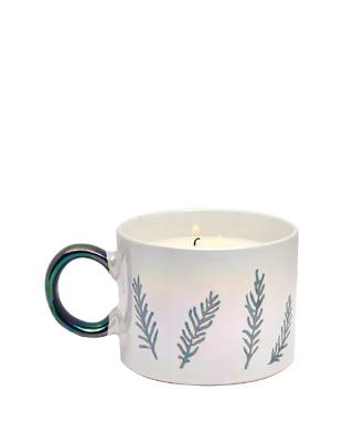 Paddywax Cypress and Fir Pearl Mug Candle