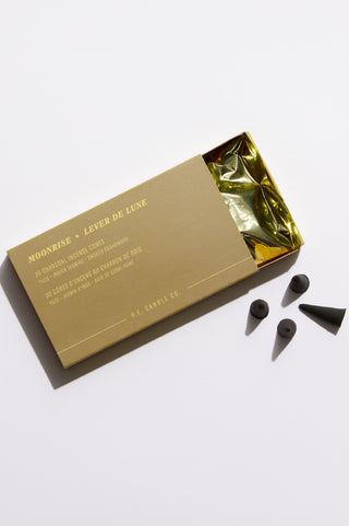 P.F. Candle Co Moonrise Incense Cones 30 cones open box