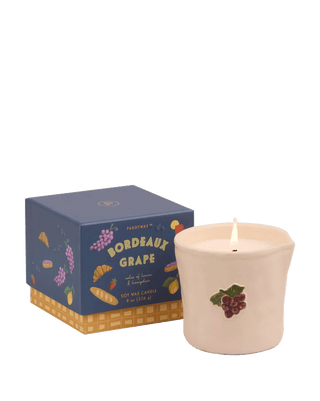 Bordeaux Grape - Ceramic Bistro Candle